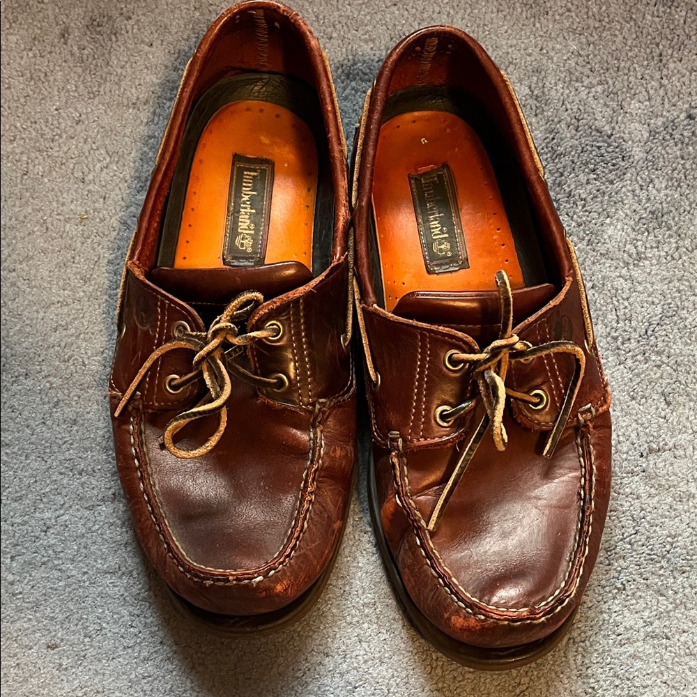 Timberland Men's Rich Brown Boat Shoes